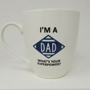 Im a Dad What's Your Superpower Mug 18oz Pfaltzgraff Fathers Day Birthday Dad